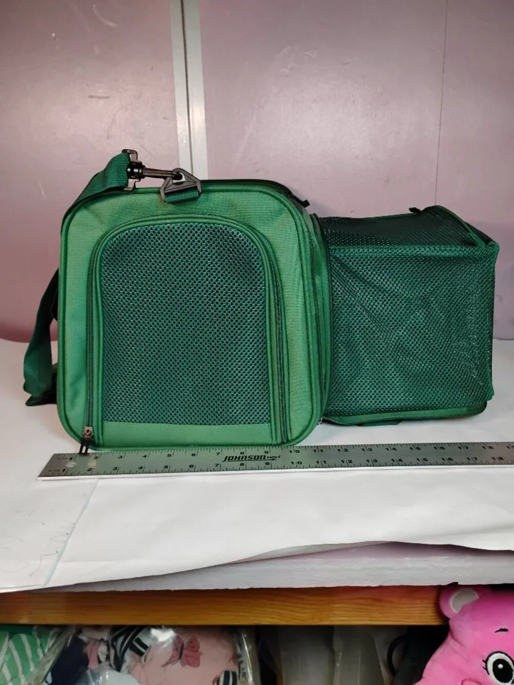MIDOG Green Soft Sided Pet Carrier Travel Bag Expandable Cat Dog Carrier Tote